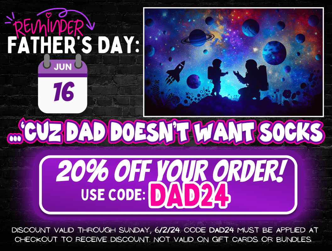 Father's Day Deal - 20% Off Your Order thru 6/2/24 with code DAD24